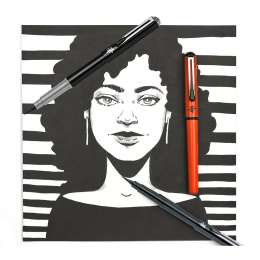 Pocket Brush Pen Set Black i gruppen Pennor / Penntillbehör / Patroner och refiller hos Pen Store (104522)