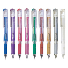 Hybrid Gel Grip DX Metallic Gelpenna Metallic Purple i gruppen Pennor / Skriva / Gelpennor hos Pen Store (104644)