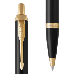 IM Black/Gold Kulpenna i gruppen Pennor / Fine Writing / Kulspetspennor hos Pen Store (104669)