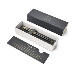 IM Black/Gold Rollerball i gruppen Pennor / Fine Writing / Rollerball hos Pen Store (104671)