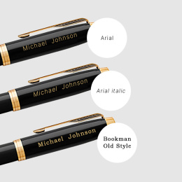 IM Black/Gold Rollerball i gruppen Pennor / Fine Writing / Rollerball hos Pen Store (104671)