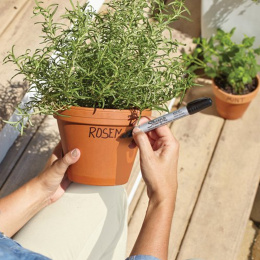 Metal Small Permanent Marker Svart i gruppen Pennor / Konstnärspennor / Tuschpennor hos Pen Store (104767)