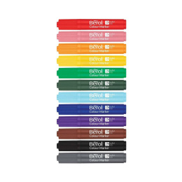 Colour Marker Bullet Tip 12-pack (3 år+) i gruppen Kids / Barnpennor / Tuschpennor för barn hos Pen Store (104844)