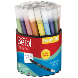 Colour Fine Tip 42-pack (3 år+) i gruppen Kids / Barnpennor / Tuschpennor för barn  hos Pen Store (104849)