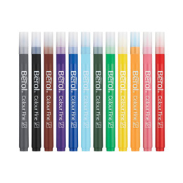 Colour Fine Tip 42-pack (3 år+) i gruppen Kids / Barnpennor / Tuschpennor för barn  hos Pen Store (104849)