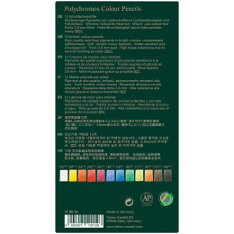 Färgpennor Polychromos 12-set i gruppen Pennor / Konstnärspennor / Färgpennor hos Pen Store (105074)