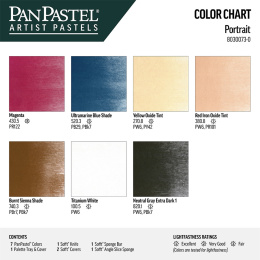 Portrait Set i gruppen Konstnärsmaterial / Konstnärsfärger / Pastell / Torrpastell hos Pen Store (106072)