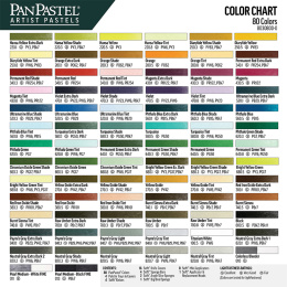 80 Color Set i gruppen Konstnärsmaterial / Konstnärsfärger / Pastell / Torrpastell hos Pen Store (106106)