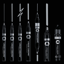 Liquid Chrome Marker 1 mm i gruppen Pennor / Konstnärspennor / Tuschpennor hos Pen Store (106208)