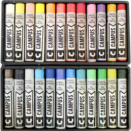 Campus Oljepastellkritor 24-set i gruppen Konstnärsmaterial / Kritor och blyerts / Pastellkritor hos Pen Store (106246) Campus Oljepastellkritor 24-set i gruppen Konstnärsmaterial / Kritor och blyerts / Pastellkritor hos Pen Store (106246)
