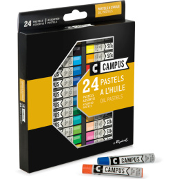 Campus Oljepastellkritor 24-set i gruppen Konstnärsmaterial / Kritor och blyerts / Pastellkritor hos Pen Store (106246) Campus Oljepastellkritor 24-set i gruppen Konstnärsmaterial / Kritor och blyerts / Pastellkritor hos Pen Store (106246)