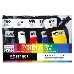 Abstract Akrylfärg Primary Colors i gruppen Konstnärsmaterial / Färger / Akrylfärg hos Pen Store (106259)