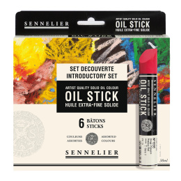 Oljekritor Introduktions 6-set i gruppen Konstnärsmaterial / Kritor och blyerts / Pastellkritor hos Pen Store (107250)