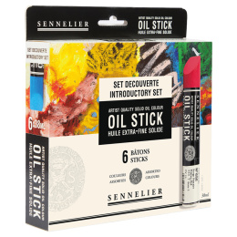 Oljekritor Introduktions 6-set i gruppen Konstnärsmaterial / Kritor och blyerts / Pastellkritor hos Pen Store (107250)