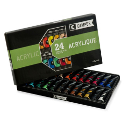 Akrylfärgset Campus 24x21ml tuber i gruppen Konstnärsmaterial / Konstnärsfärger / Akrylfärg hos Pen Store (107971)
