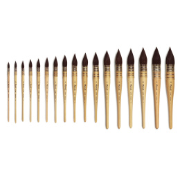 Ekorrhårspensel 803 Spetsig Mopp St 3/0 i gruppen Konstnärsmaterial / Penslar / Akvarellpenslar hos Pen Store (108286)