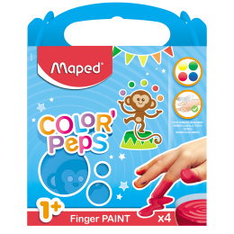 Color Peps Fingerfärg 4-set (1 år+) i gruppen Kids / Måla och skapa / Fingerfärg hos Pen Store (108764)