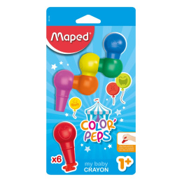 Color Peps Babykritor 6-set (1,5 år+) i gruppen Kids / Barnpennor / Barnkritor hos Pen Store (108776)