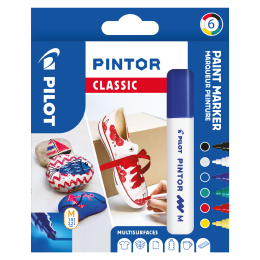 Pintor Medium 6-pack Classic i gruppen Pennor / Konstnärspennor / Illustrationsmarkers hos Pen Store (109496)