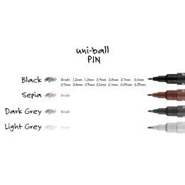 Pin Fineliner 12-set i gruppen Pennor / Skriva / Fineliners hos Pen Store (110440)