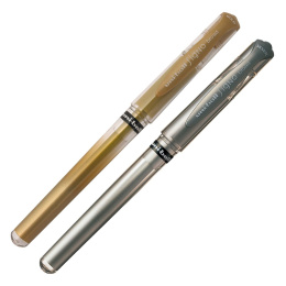 Ball Signo Broad UM-153 Gel - Metallic Silver i gruppen Pennor / Skriva / Gelpennor hos Pen Store (110444)