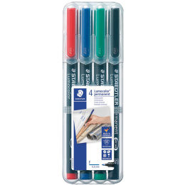 4-pack Lumocolor permanent Fine i gruppen Pennor / Märkning och kontor / Märkpennor hos Pen Store (110757)