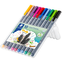 Triplus Fineliner 10-pack i gruppen Pennor / Konstnärspennor / Tuschpennor hos Pen Store (110868)