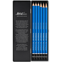 Mars Lumograph 100 6-set i gruppen Konstnärsmaterial / Kritor och blyerts / Grafit och blyerts hos Pen Store (110878)