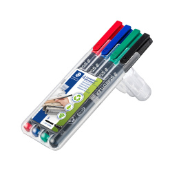 4-pack Lumocolor permanent Broad i gruppen Pennor / Märkning och kontor / Märkpennor hos Pen Store (110982)