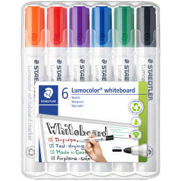 Lumocolor Whiteboard marker 6-pack 2 mm i gruppen Pennor / Märkning och kontor / Whiteboardpennor hos Pen Store (111000)