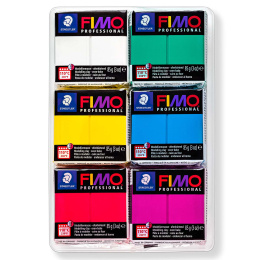 FIMO Professional 6-set True Colours i gruppen Skapande & Hobby / Skapa / Modellera hos Pen Store (111033)