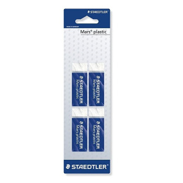 Radergummi Mars Plastic 4-pack i gruppen Pennor / Penntillbehör / Sudd- & Radergummin hos Pen Store (111067)