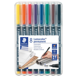 8-pack Lumocolor permanent Medium i gruppen Pennor / Märkning och kontor / Märkpennor hos Pen Store (111074)