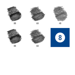 Mars Lumograph Aqua 5-pack i gruppen Pennor / Konstnärspennor / Akvarellpennor hos Pen Store (111230)