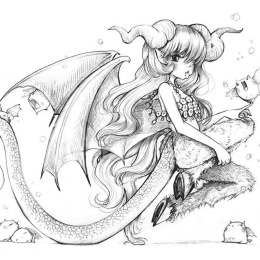 Pop Manga: Cute and Creepy Coloring Book i gruppen Skapande & Hobby / Böcker / Målarböcker för vuxna hos Pen Store (112447)