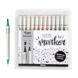 Sketch Marker Standard 12-set i gruppen Pennor / Konstnärspennor / Illustrationsmarkers hos Pen Store (112475)