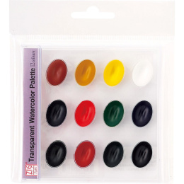 Watercolor System x 12 i gruppen Konstnärsmaterial / Konstnärsfärger / Akvarellfärg / Akvarellfärg i kopp hos Pen Store (112512)