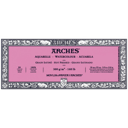 Akvarellblock HP hellimmat 300g 10x25 cm i gruppen Papper & Block / Konstnärsblock / Akvarellblock hos Pen Store (112537)