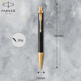 IM Premium Black/Gold Kulspetspenna i gruppen Pennor / Fine Writing / Kulspetspennor hos Pen Store (112682)