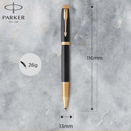 IM Premium Black/Gold Rollerball i gruppen Pennor / Fine Writing / Rollerball hos Pen Store (112685)