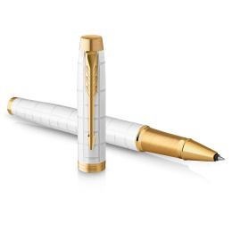 IM Premium Pearl/Gold Rollerball i gruppen Pennor / Fine Writing / Rollerball hos Pen Store (112689)