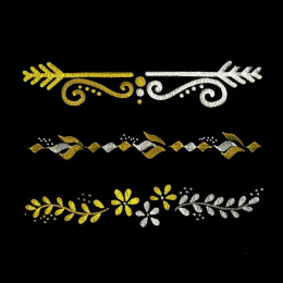 Twin Tip Gold/Silver 3-set i gruppen Skapande & Hobby / Kalligrafi / Kalligrafipennor hos Pen Store (125137)