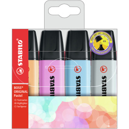 Boss Pastel No 3 4-pack i gruppen Pennor / Märkning och kontor / Överstrykning hos Pen Store (125425)