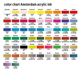 Akryl Ink 30 ml i gruppen Konstnärsmaterial / Färger / Akrylfärg hos Pen Store (125617_r)