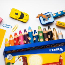 Groove TripleOne Färgpenna 12-pack i gruppen Kids / Barnpennor / Färgpennor för barn hos Pen Store (125954)