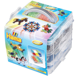 Midi Förvaringslåda Liten + 6000 pärlor i gruppen Skapande & Hobby / Skapa / Rörpärlor och tillbehör hos Pen Store (126039)