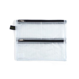 Fodral Mesh Dubbelzipper A5 i gruppen Konstnärsmaterial / Målartillbehör / Förvaring hos Pen Store (126510)