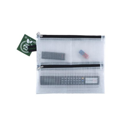Fodral Mesh Dubbelzipper A5 i gruppen Konstnärsmaterial / Målartillbehör / Förvaring hos Pen Store (126510)