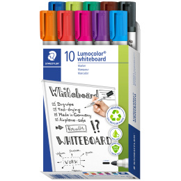 Lumocolor Whiteboard marker 10-pack 2 mm i gruppen Pennor / Märkning och kontor / Whiteboardpennor hos Pen Store (126607)