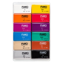 FIMO Professional Modellera Basic colours 12-pack i gruppen Skapande & Hobby / Skapa / Modellera hos Pen Store (126646)